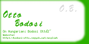 otto bodosi business card